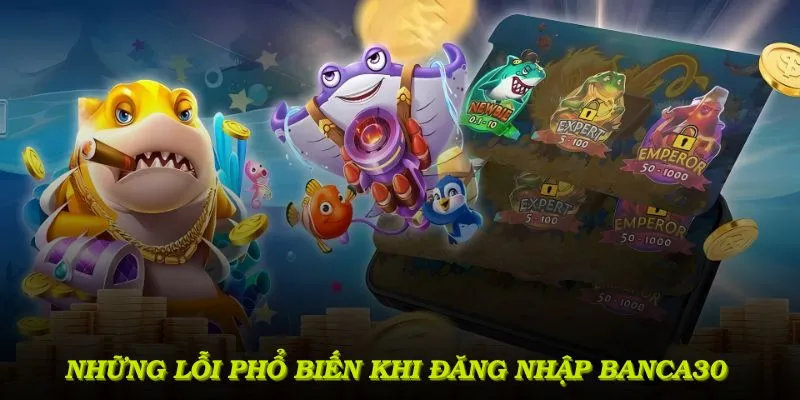 Những lỗi phổ biến khi đăng nhập Banca30